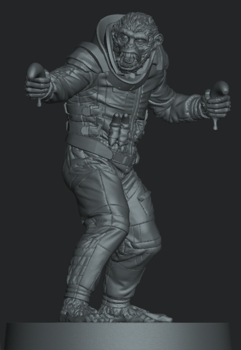 JOEY FIXIT Secret Unknown Stuff-Escape from Dulce 3D Printed Miniature